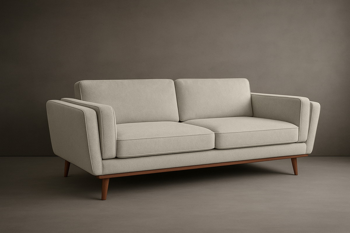 Enzo Sofa - Chenille Weave: Stone