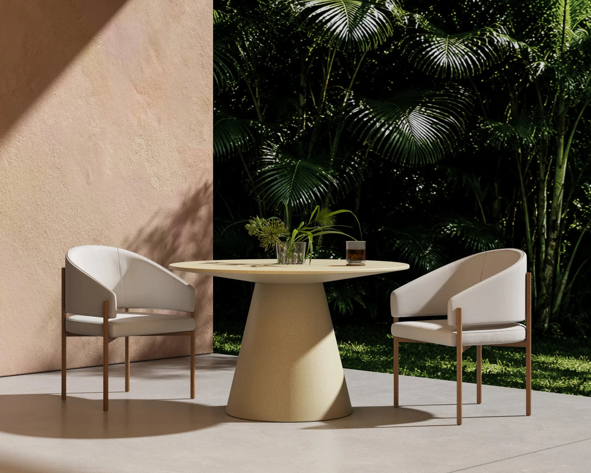 Winston Concrete Dining Table - Olympia Wax Concrete, 48"