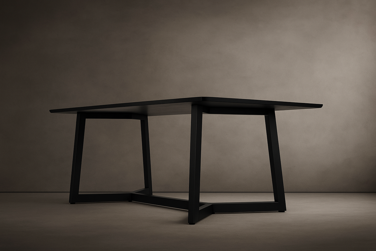 Nova Dining Table - Ebony, 71" | 180cm