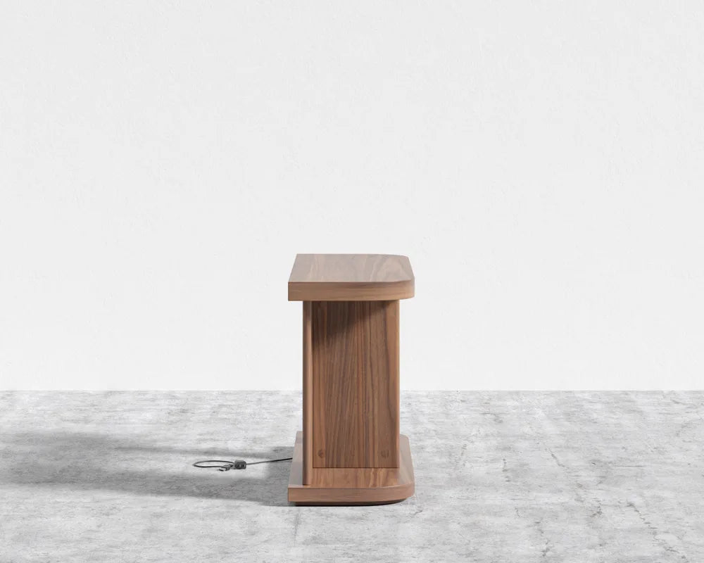 Uni End Table - Walnut Veneer