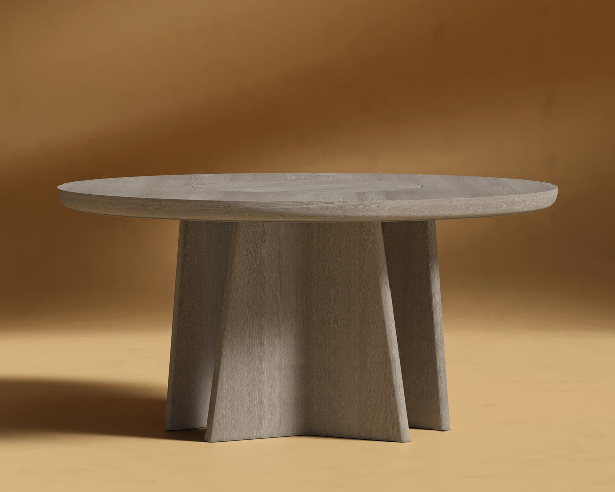 Verona Dining Table - Grey Oak Veneer