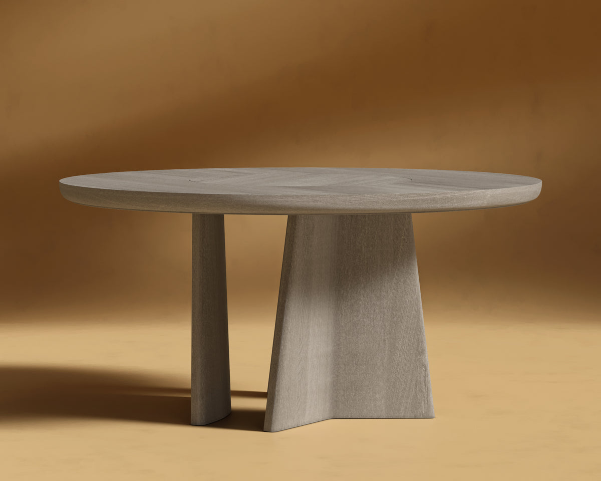 Verona Dining Table - Grey Oak Veneer
