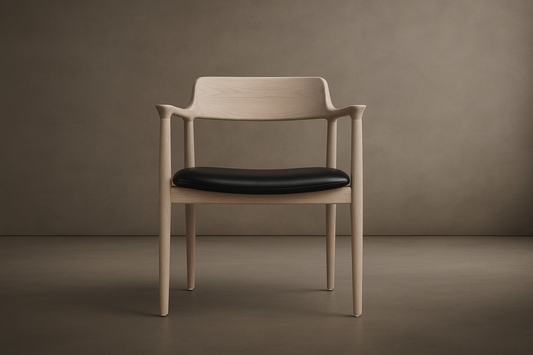 Hiroshima Armchair - Black, Grey Stain