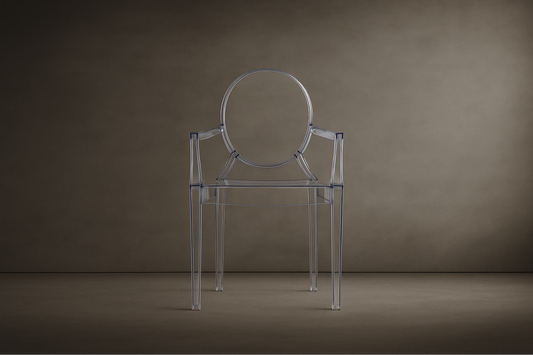Ghost Armchair - Louis: Transparent