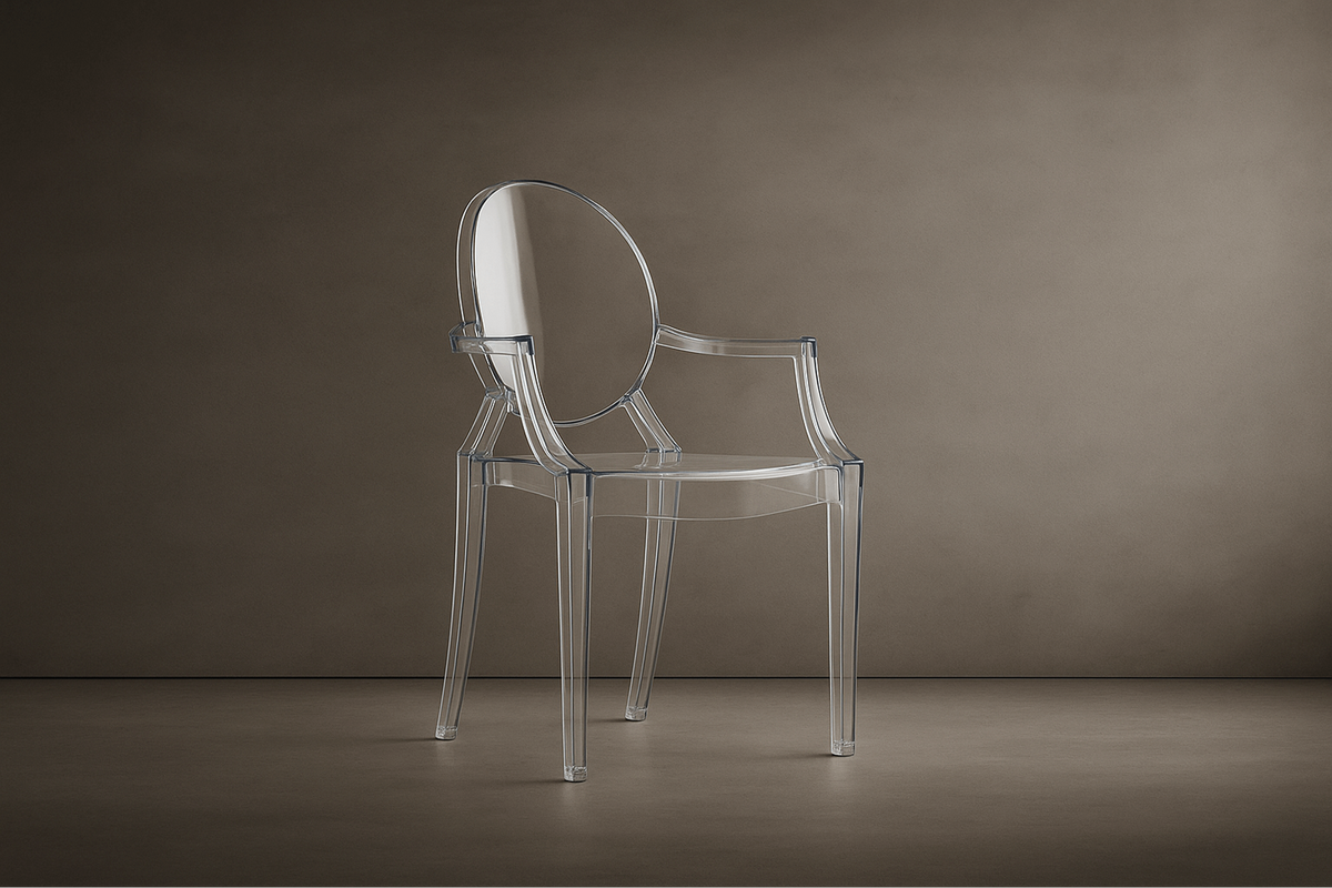 Ghost Armchair - Louis: Transparent