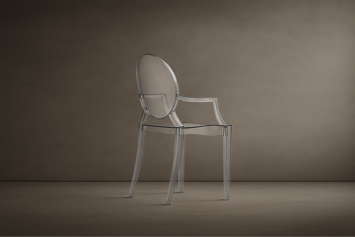 Ghost Armchair - Louis: Transparent