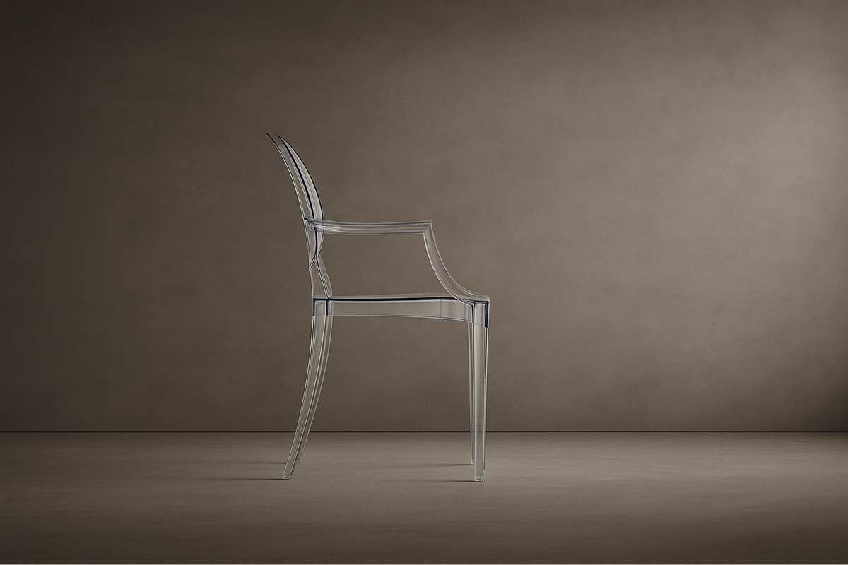 Ghost Armchair - Louis: Transparent