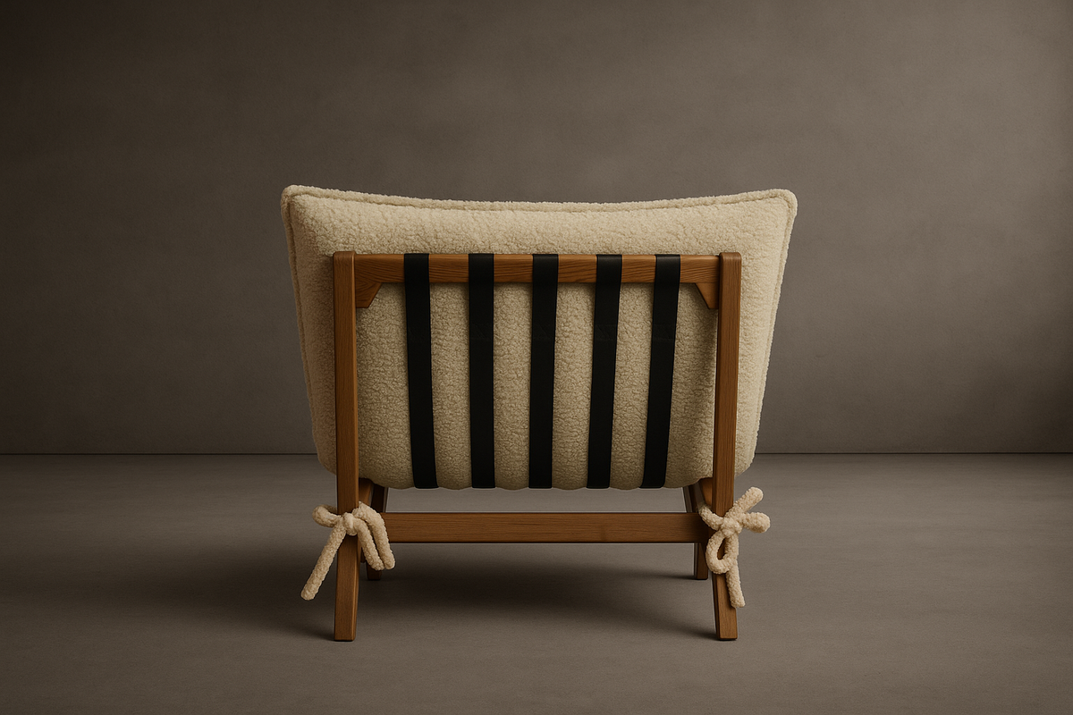 Cozy Lounge Chair - Shearling: Mistral