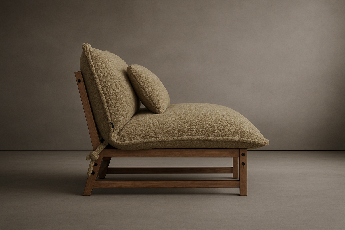 Cozy Lounge Chair - Shearling: Mistral