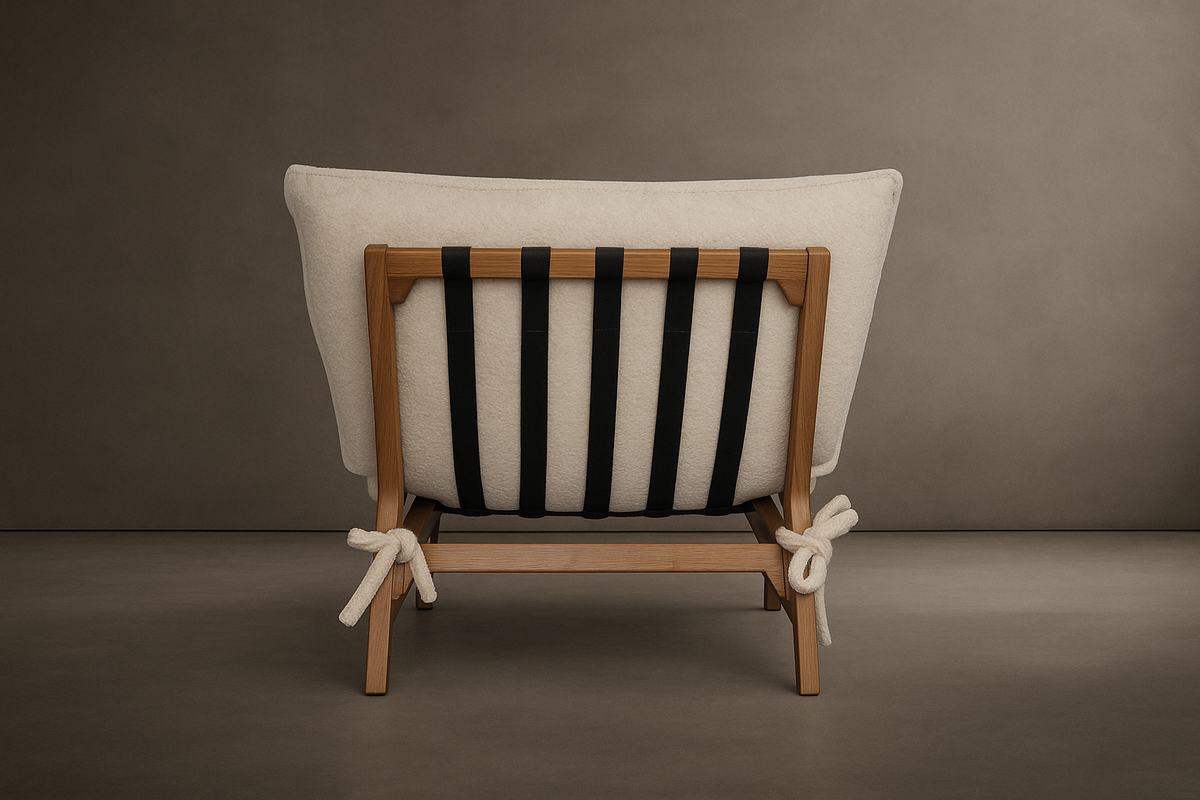 Cozy Lounge Chair - Shearling: Ivory