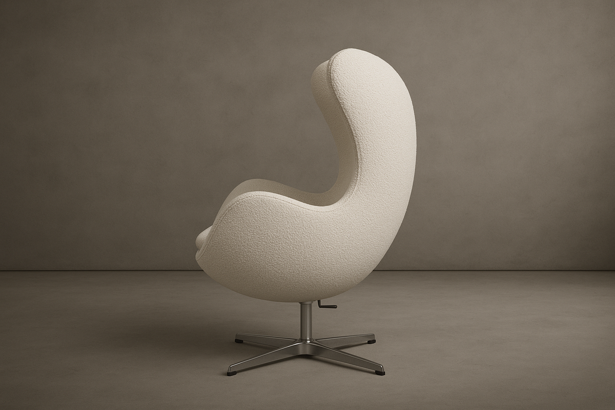Egg Chair - Bouclé: Opal