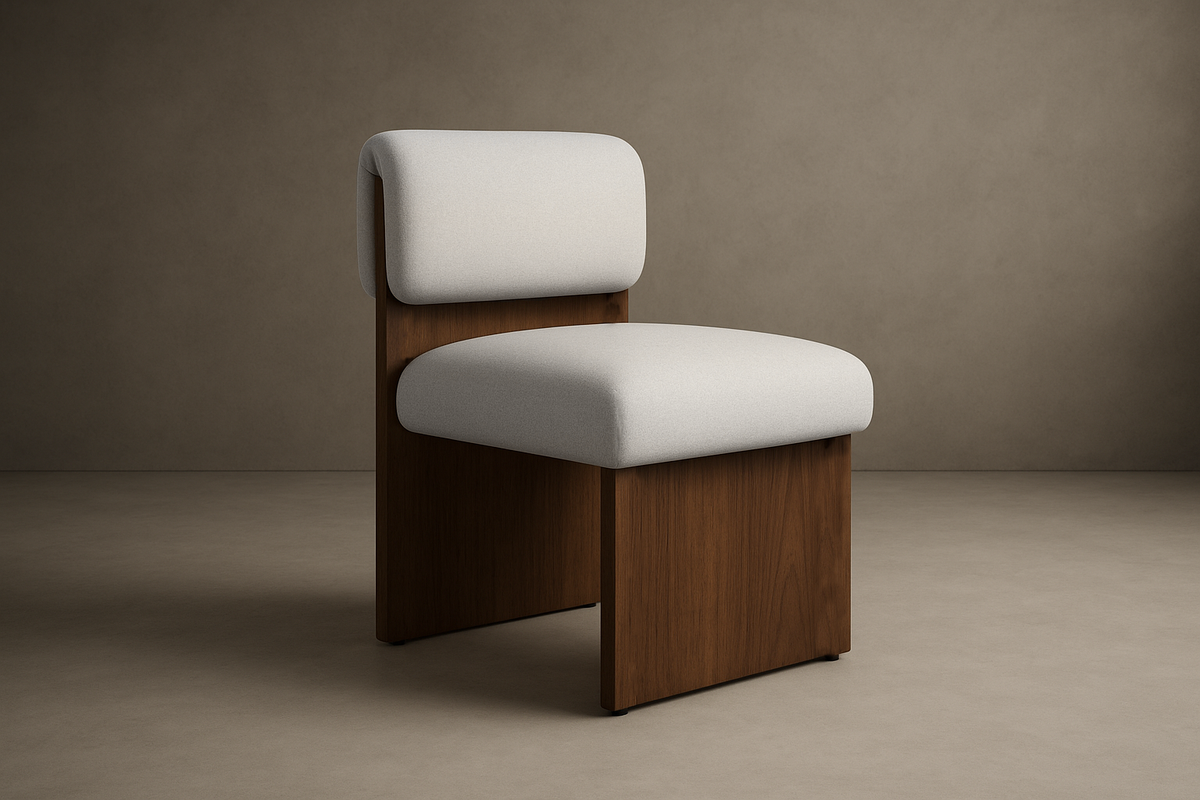 Eira Chair - Modern Felt: Nimbus
