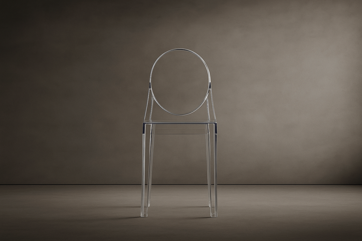 Ghost Side Chair - Victoria: Transparent