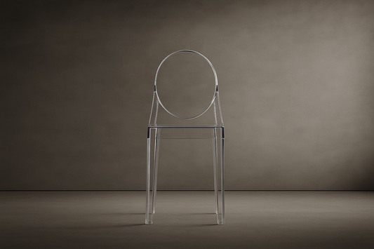 Ghost Side Chair - Victoria: Transparent