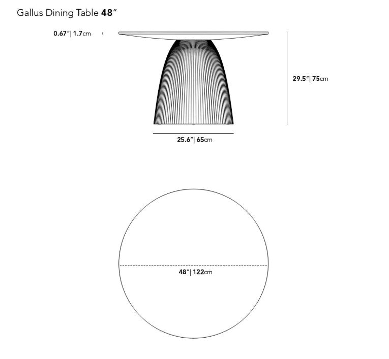 Gallus Dining Table - Multiple Options Available