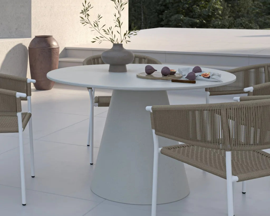 Winston Concrete Dining Table - Olympia Wax Concrete, 48"