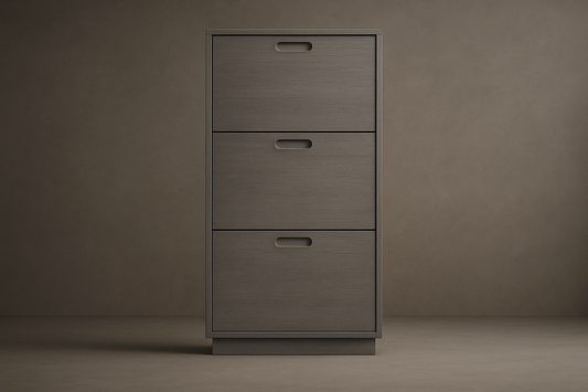 Niko Shoe Console - Grey Oak