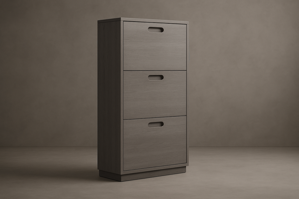 Niko Shoe Console - Grey Oak
