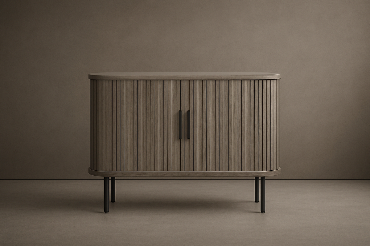 Edge Line Sideboard - Grey Oak, 39in