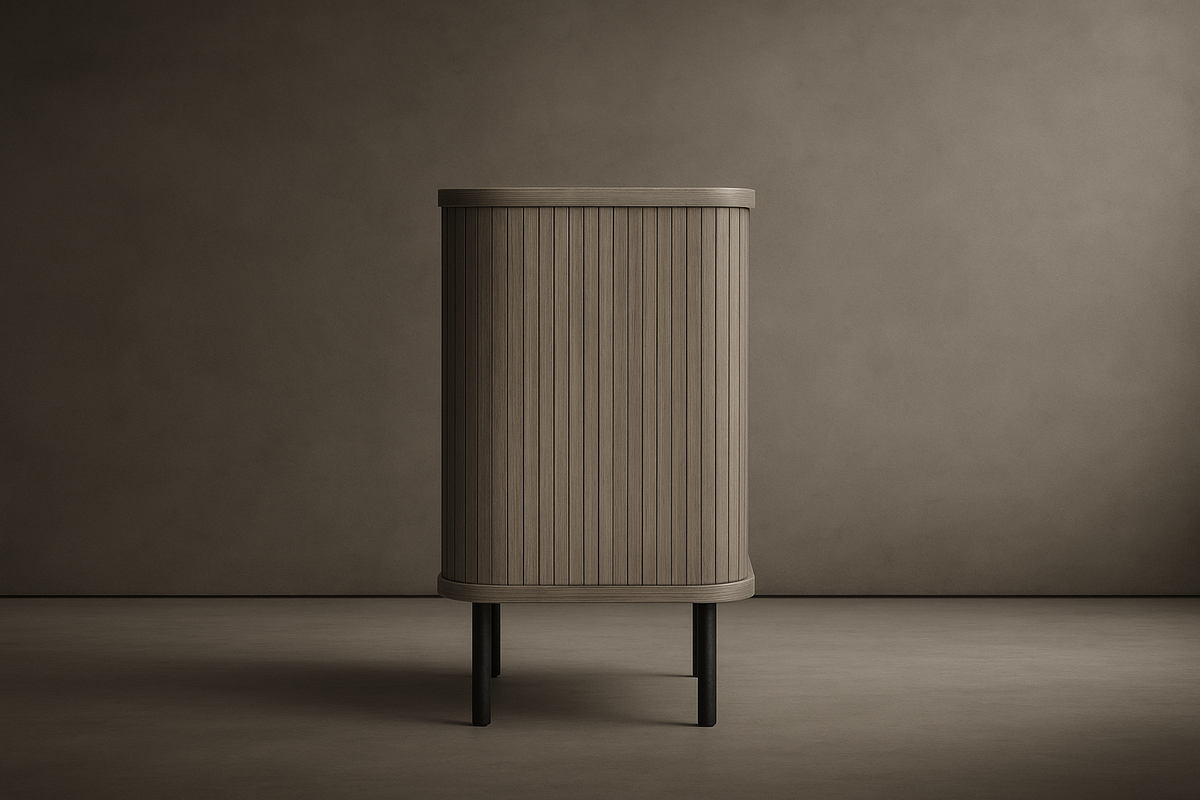 Edge Line Sideboard - Grey Oak, 39in
