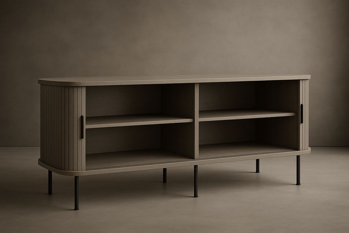 Edge Line Sideboard - Grey Oak, 63in | 160cm