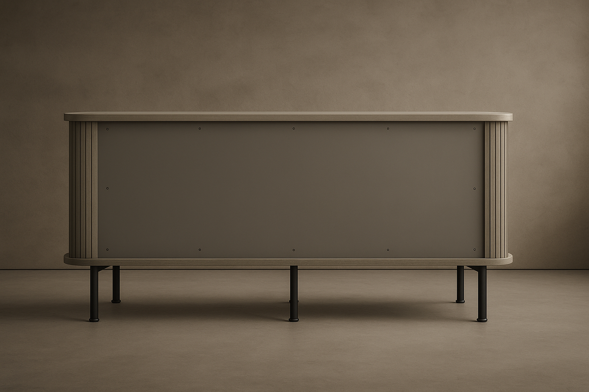 Edge Line Sideboard - Grey Oak, 63in | 160cm