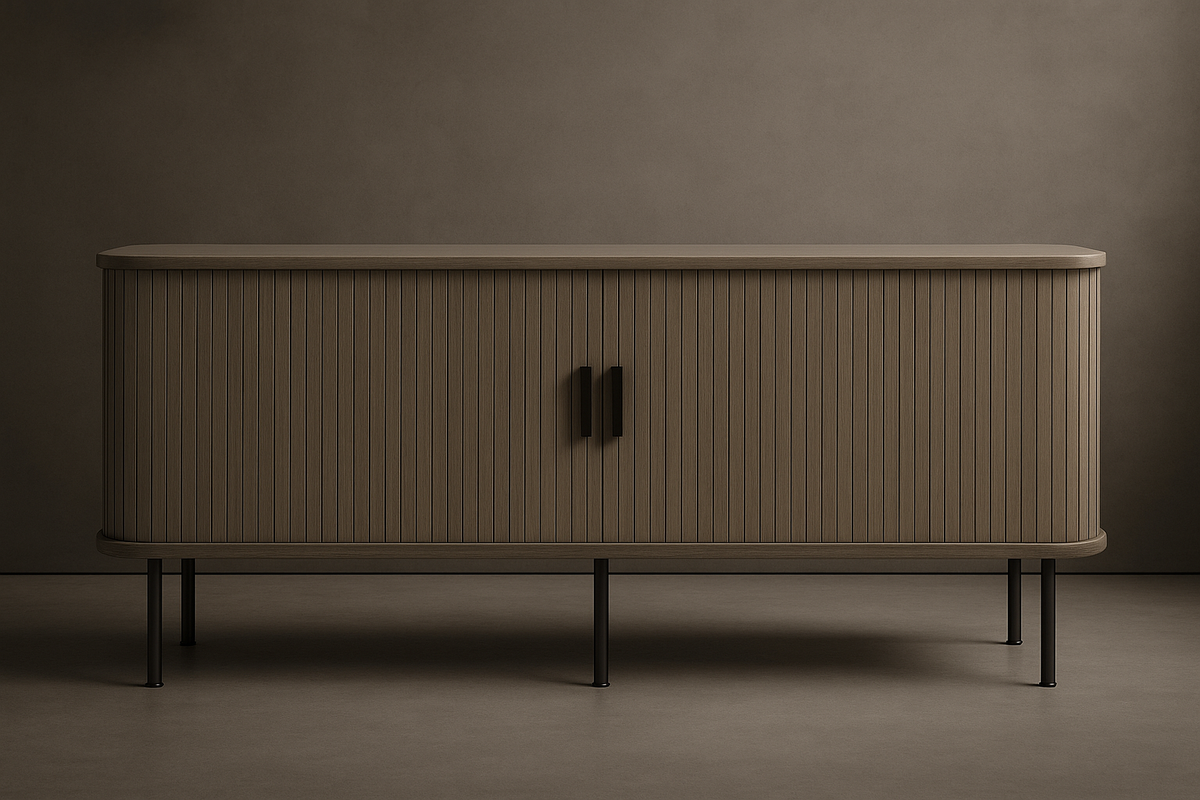 Edge Line Sideboard - Grey Oak, 63in | 160cm